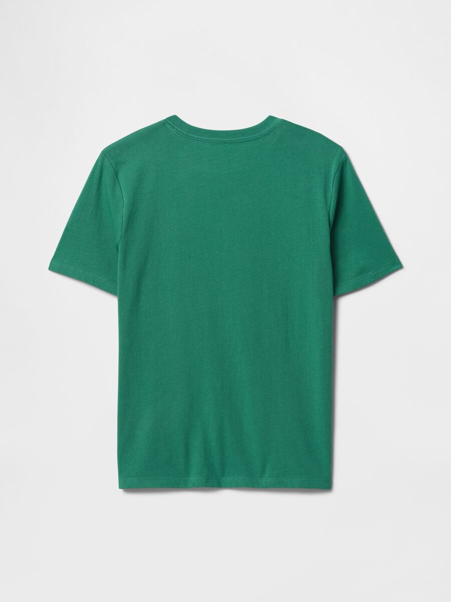 Green T-shirt with GAP Athletic Graphic_1
