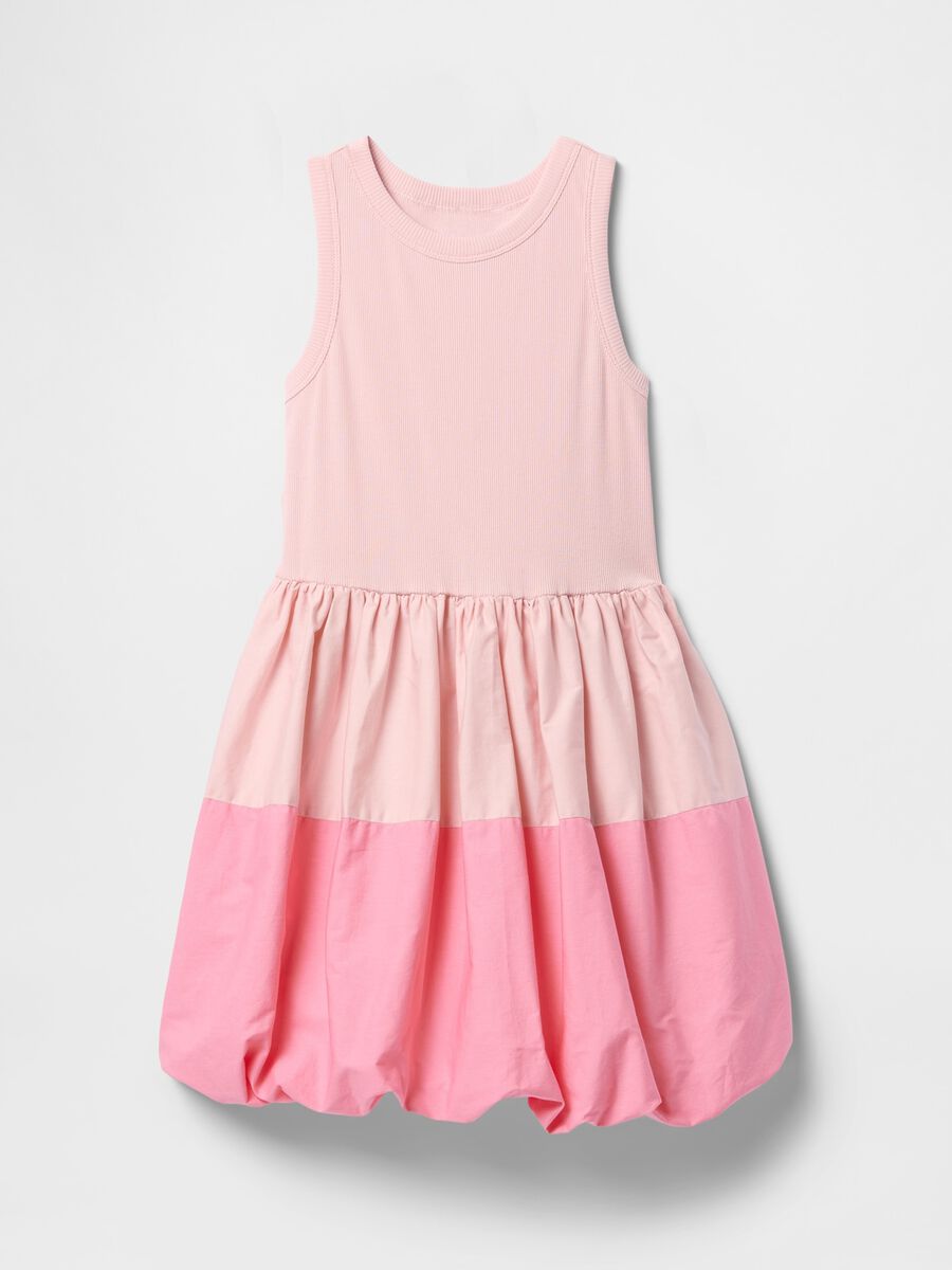 Sleeveless Pink Cotton Dress_2