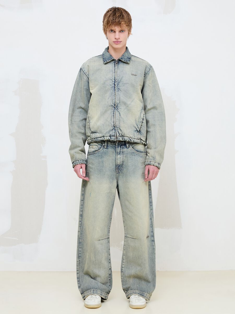Wide Leg Denim Vintage Light Blue_1