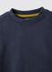 Children's regular fit blue cotton sweatshirt and trousers set_3