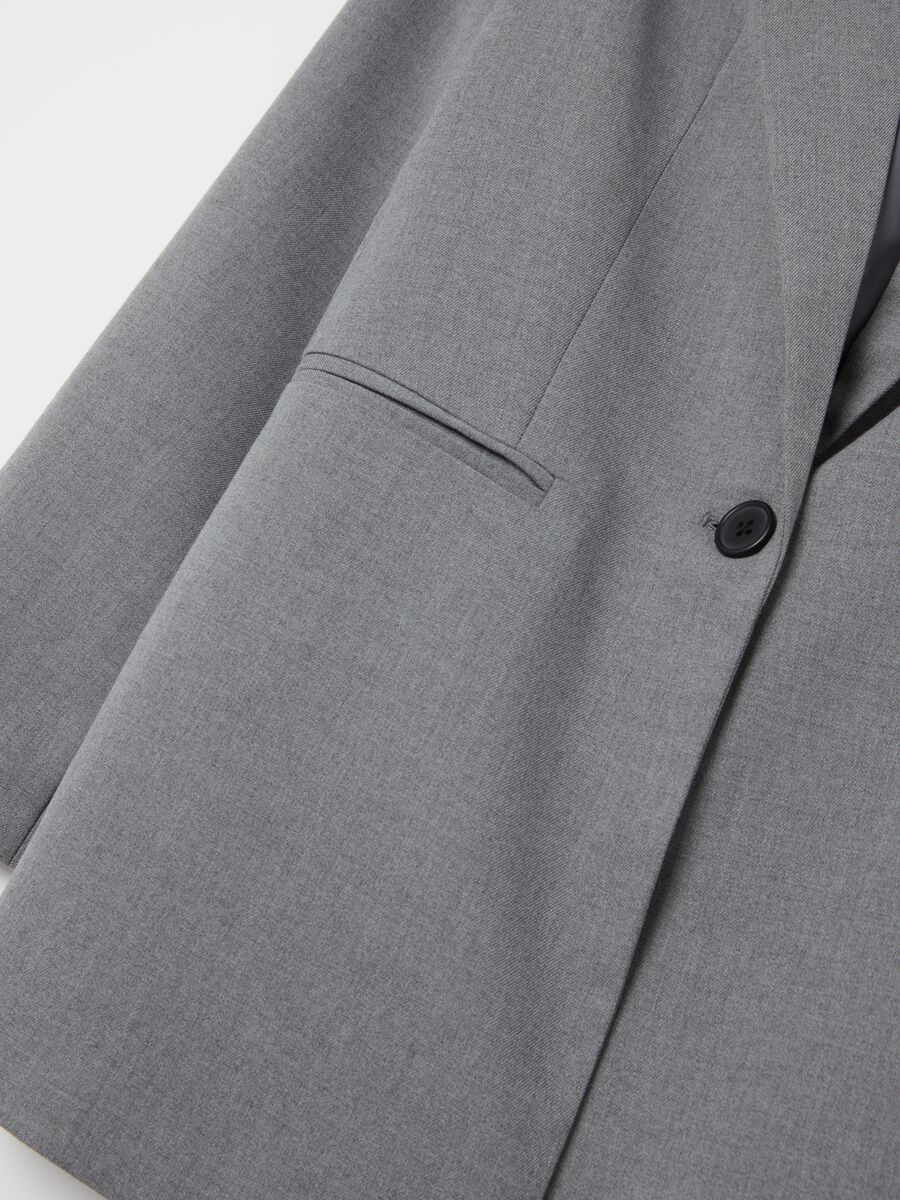 Blazer monopetto con bottone_5