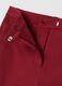 Red viscose blend slim fit trousers_5