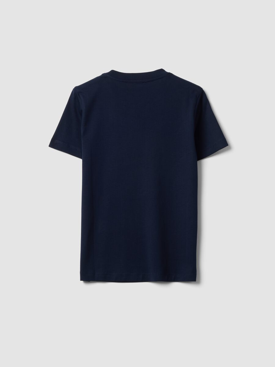 Blue Supima cotton short-sleeve regular-fit T-shirt_6
