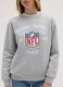 Grey cotton blend sweatshirt regular fit with NFL logo_3