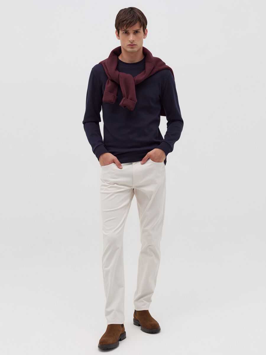 Long-sleeved T-shirt in cotton_1