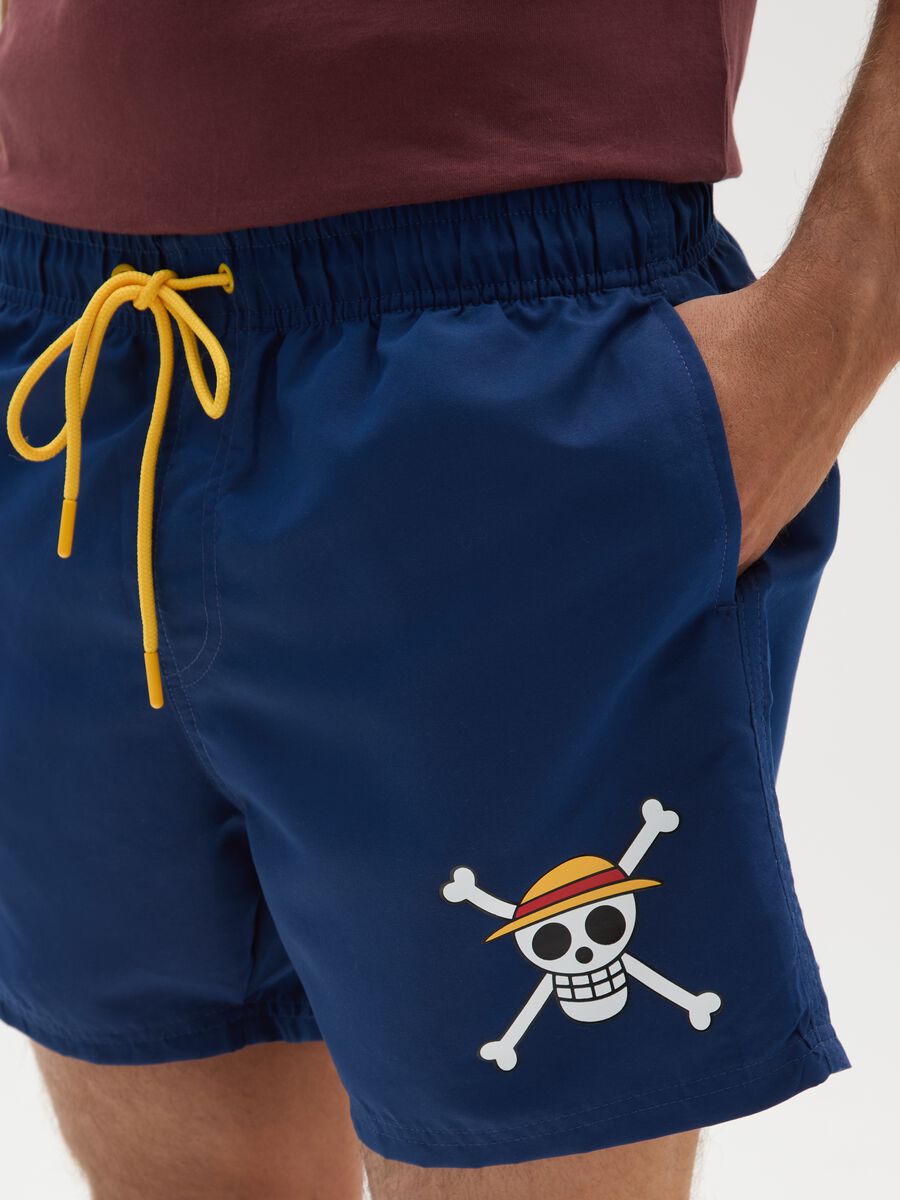 Men’s multicolour swim trunks by Everlast featuring One Piece print_2