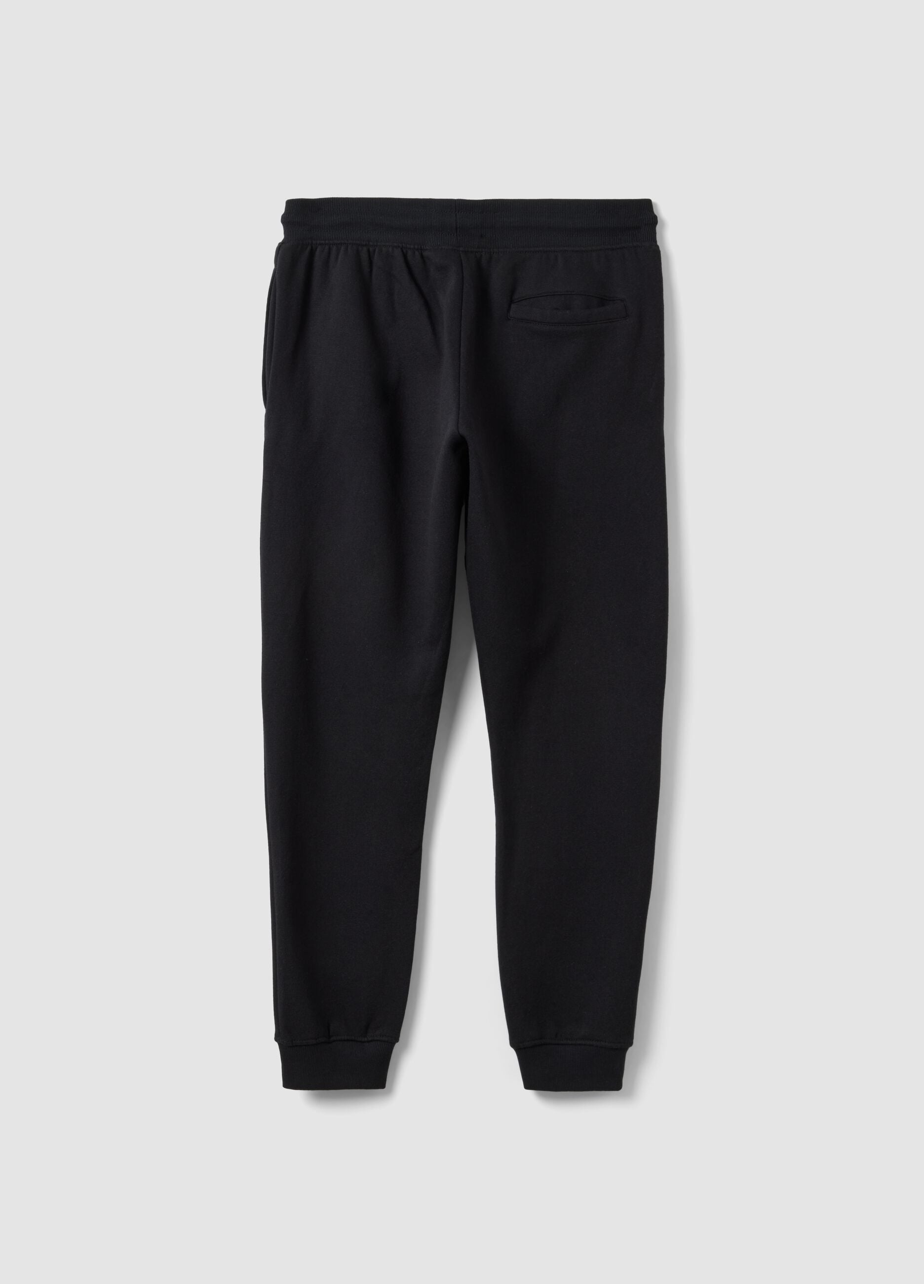 Pantaloni sportivi neri in misto cotone con stampa Miami Heat
