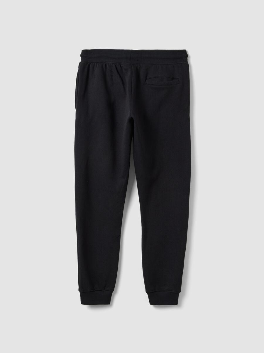 Pantaloni sportivi neri in misto cotone con stampa Miami Heat_2