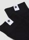 Black ribbed stretch-cotton socks_1