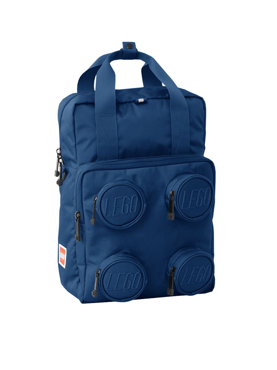 Zaino blu con tasche frontali_0