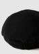 Black pure cotton flat cap_2