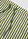 Green and white stretch boxer swim shorts_3