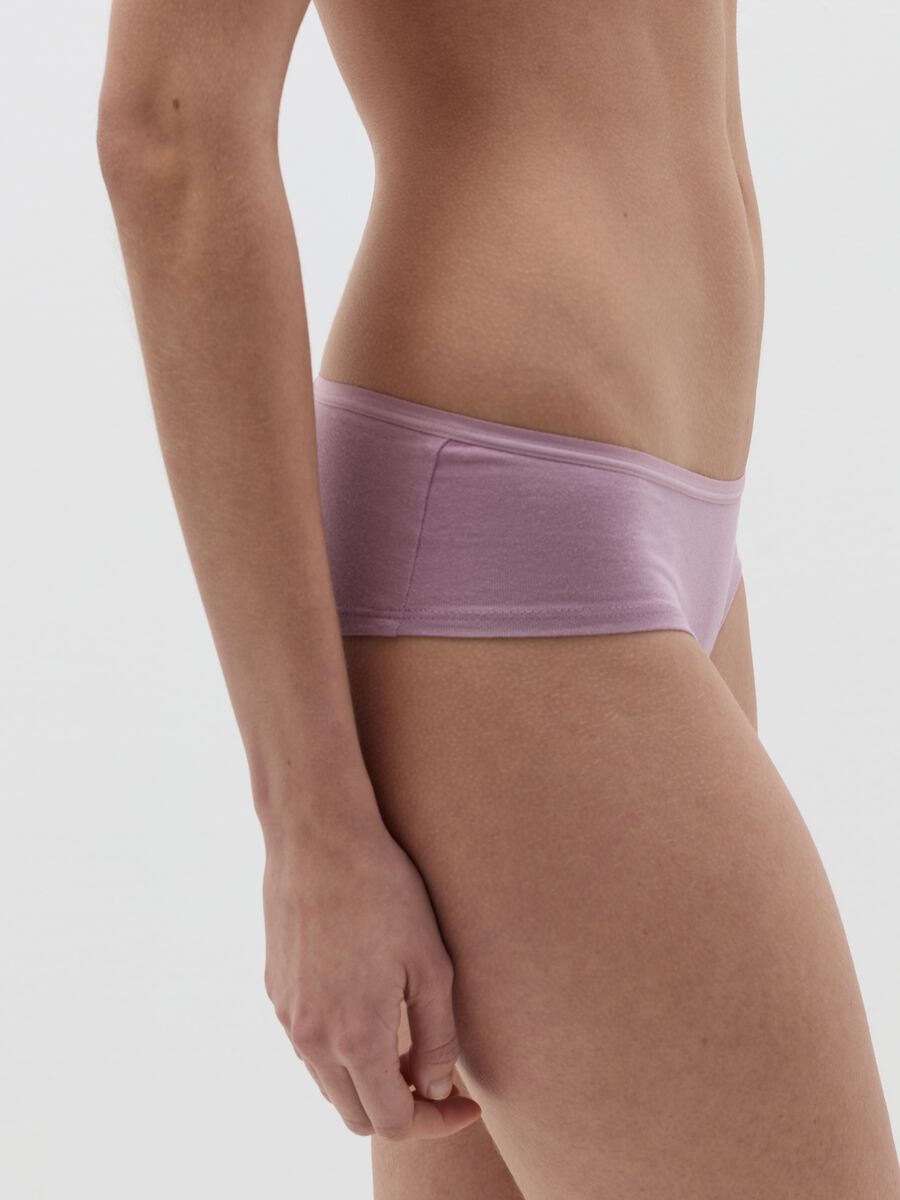 Five-pack French knickers in stretch cotton_3
