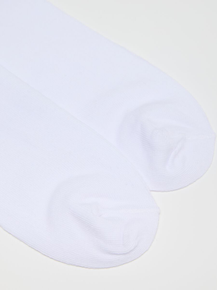Three-pack white stretch pop socks_2
