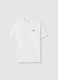 White Pure Cotton T-shirt Relaxed Fit_4