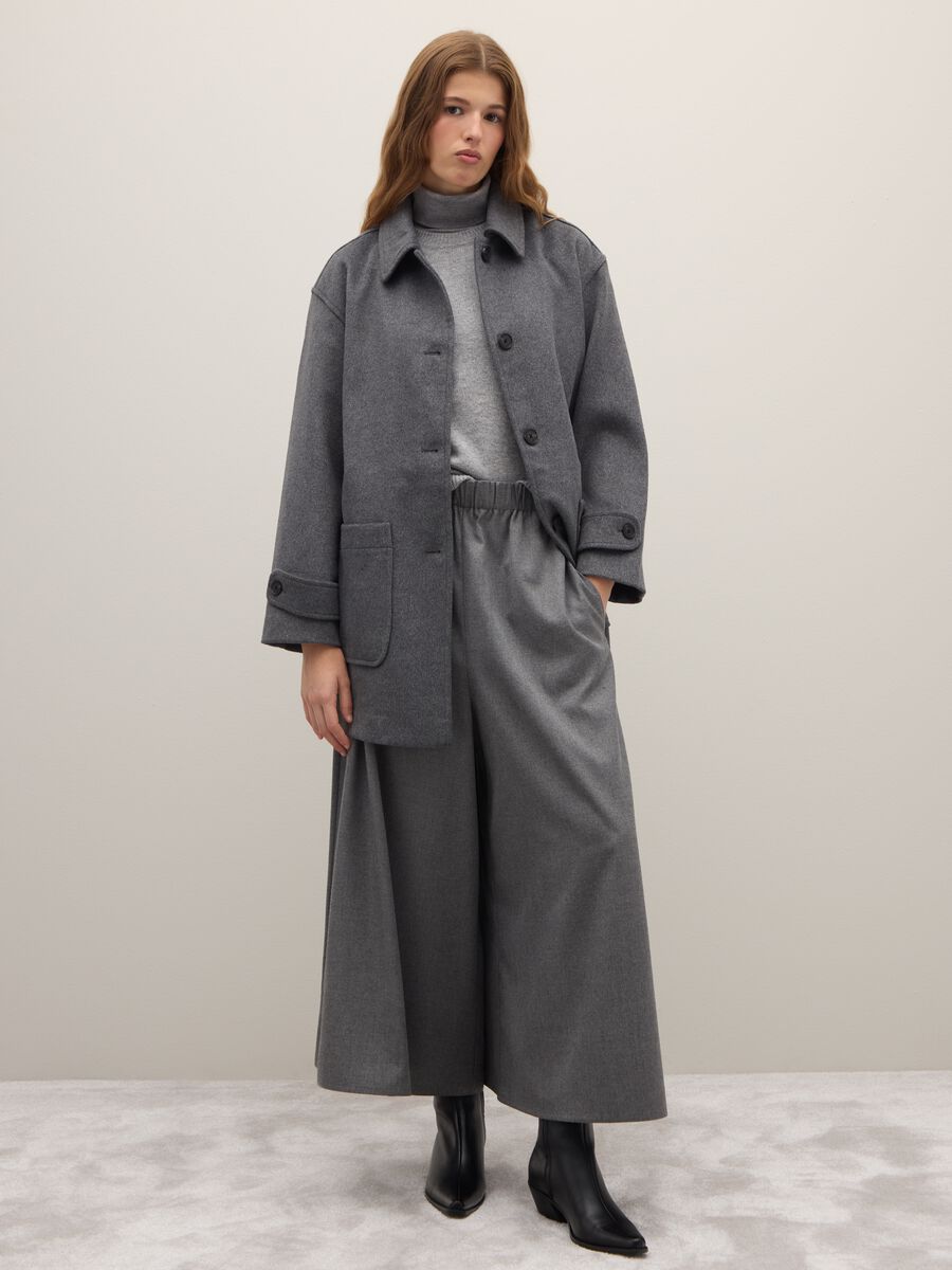 Grey wool-blend coat_1