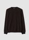 Brown pure wool crew-neck jumper, regular fit_0