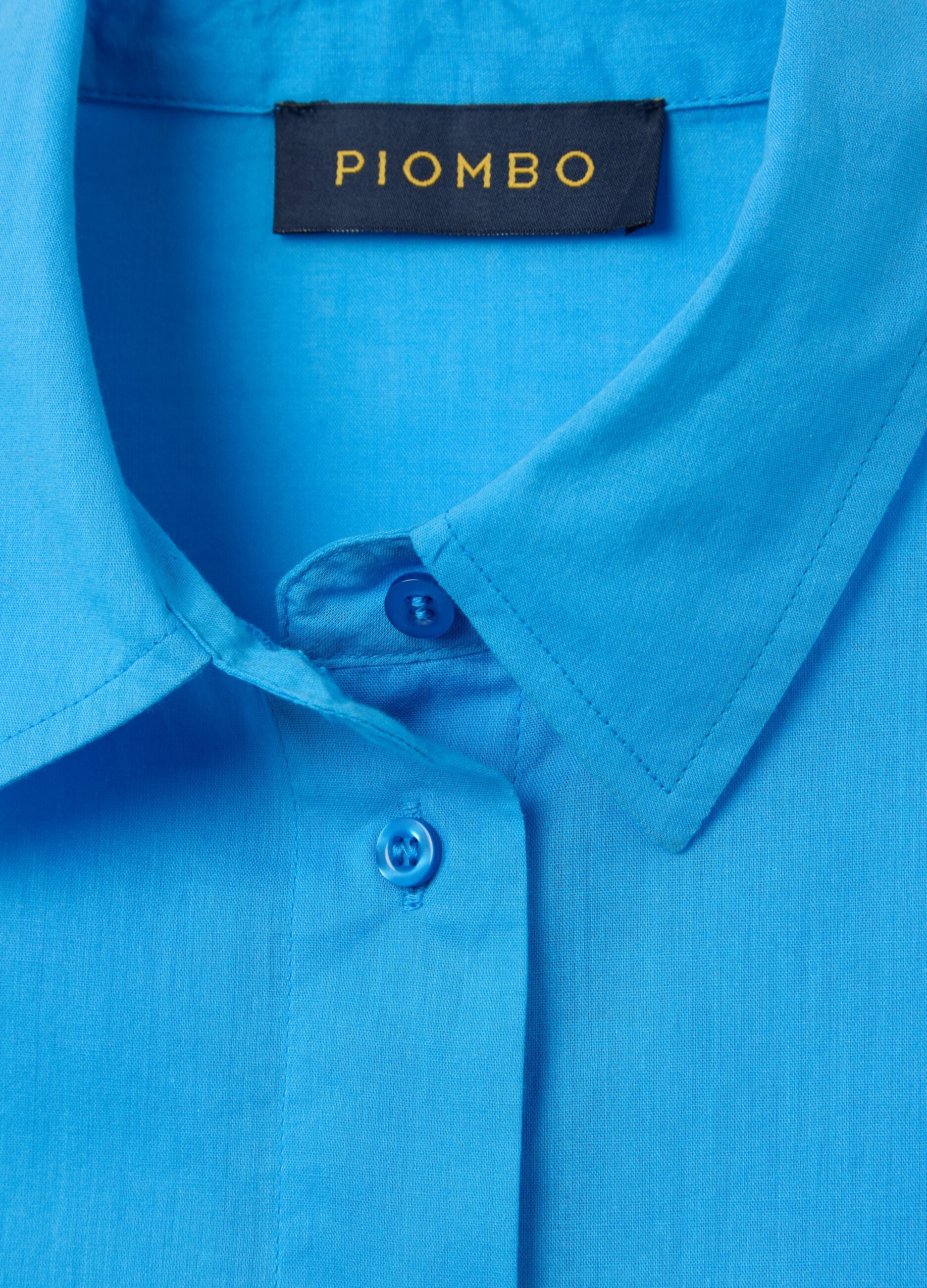 Light blue shirt in 100% cotton