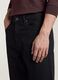 Black pure cotton denim jeans, relaxed fit_2