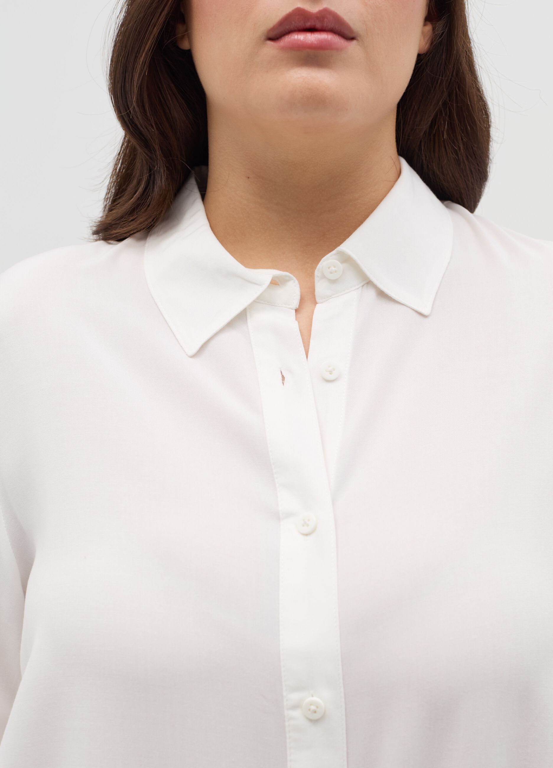 Camicia in viscosa Curvy