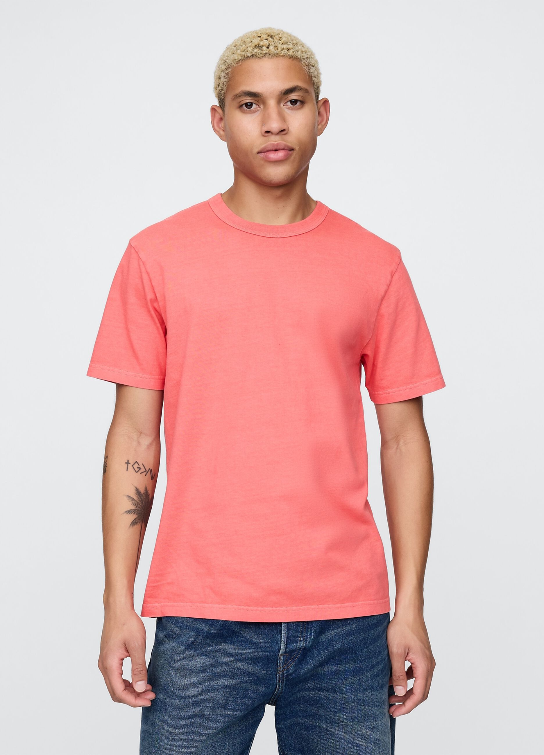 Pink Cotton Gap T-Shirt