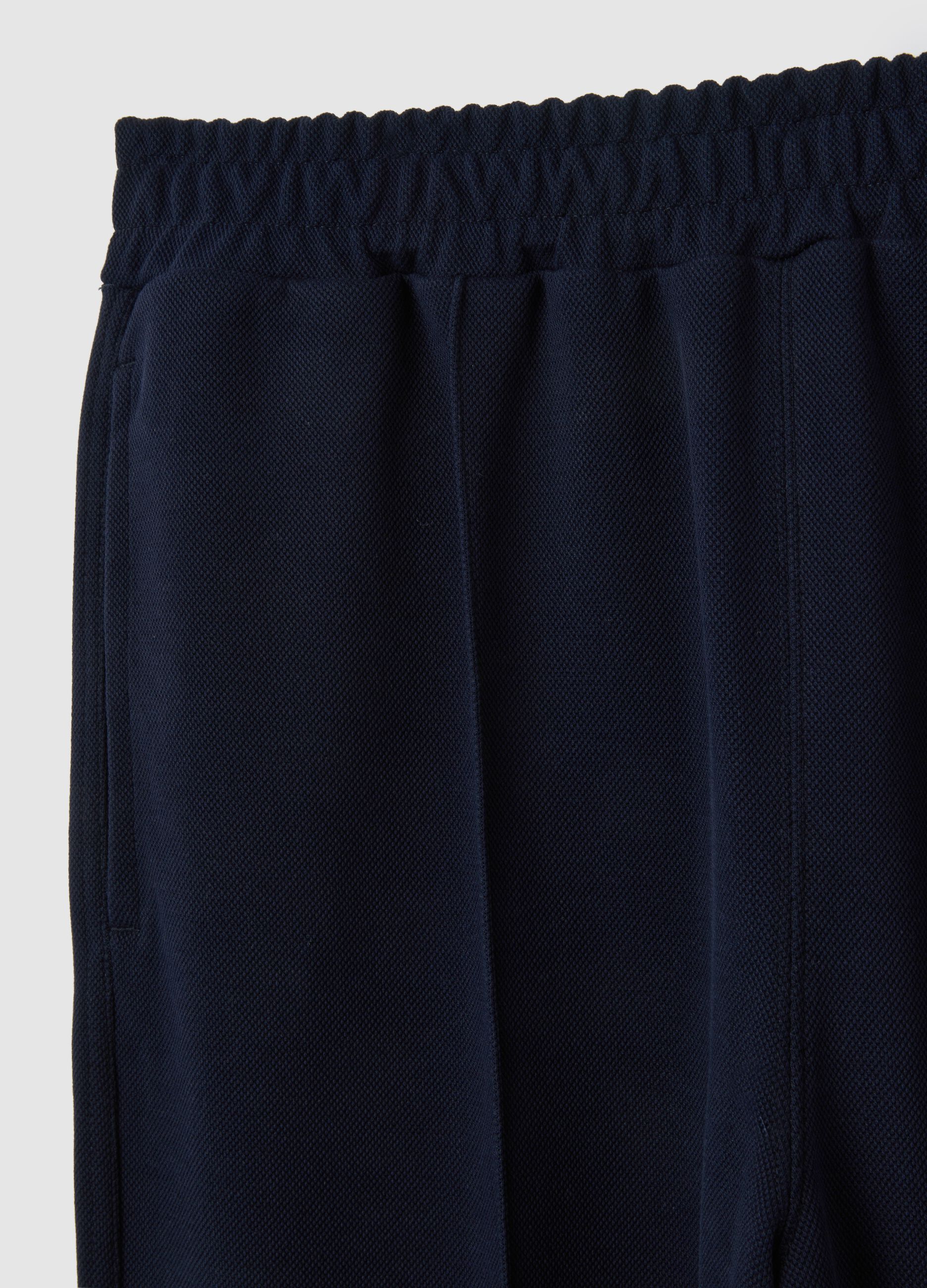 Blue Stretch Trousers