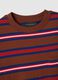 Multicolour striped pure cotton relaxed fit T-shirt_5