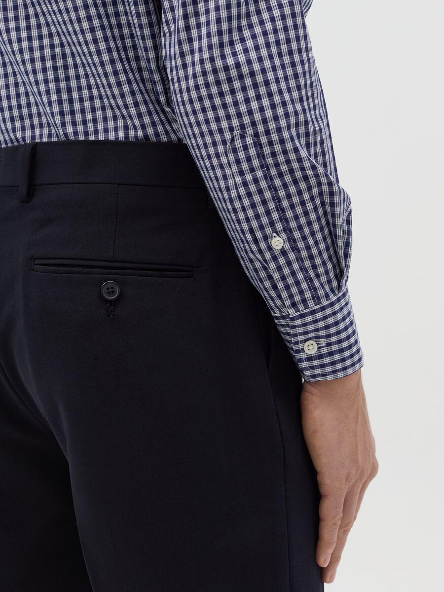 Regular-fit easy-iron check shirt_3