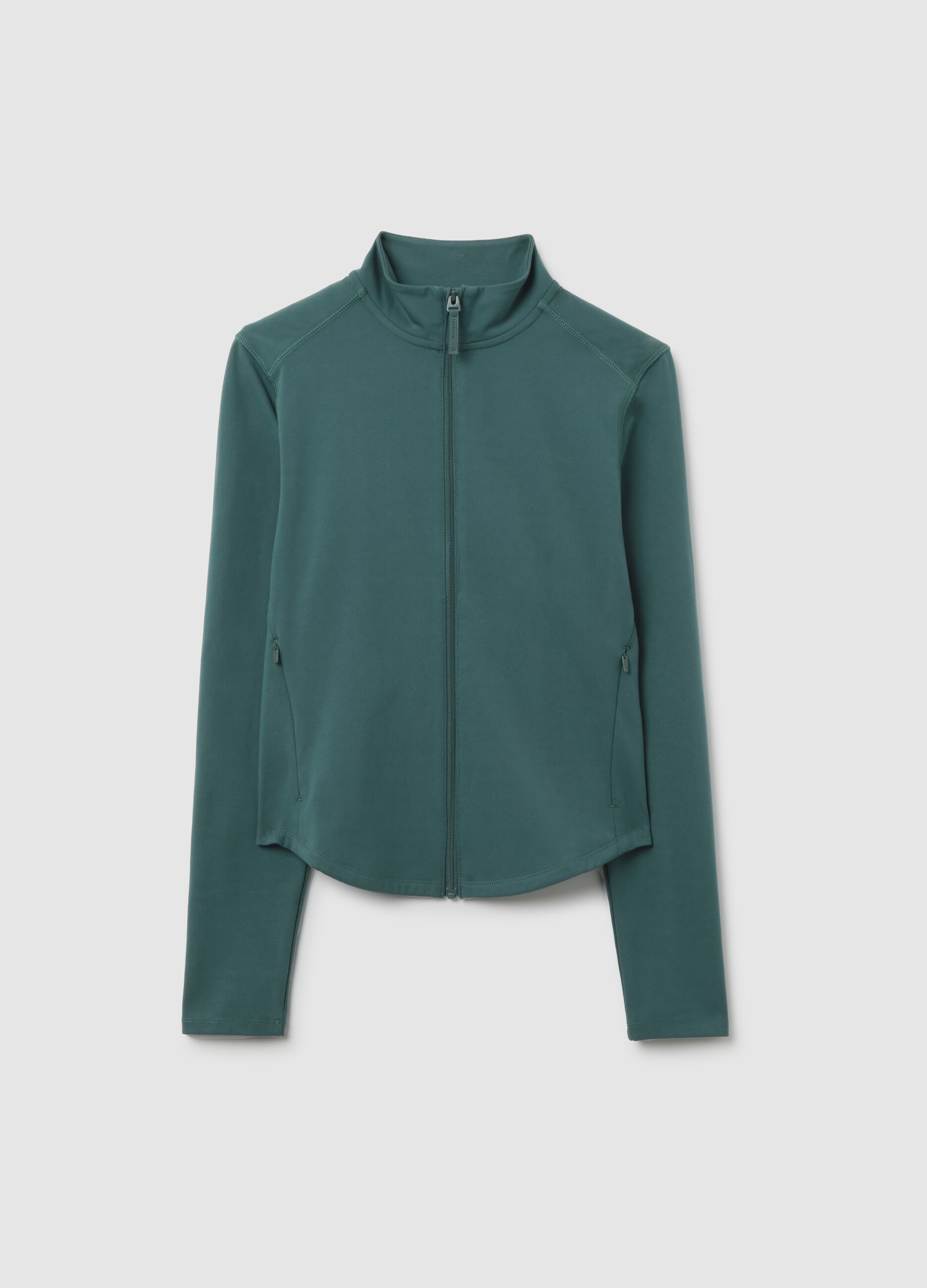 Full-zip sportiva in tessuto elasticizzato ALTAVIA STUDIO