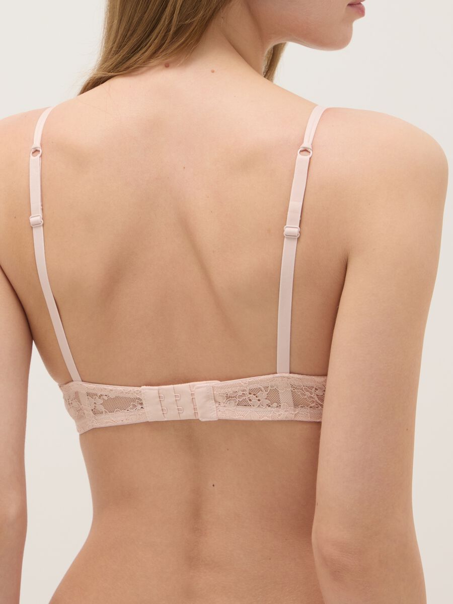 Pink Lace Padded Bra_2