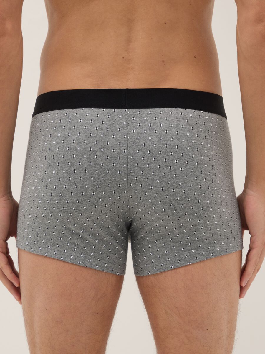 Multicolour Elasticated Cotton Regular Fit Tripack Boxers_2