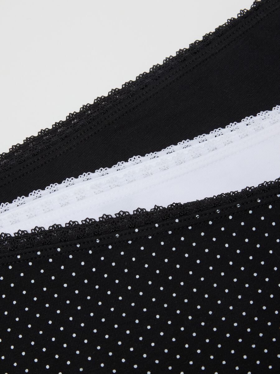 Multicolour Stretch Cotton Regular Fit Tripack Briefs_5