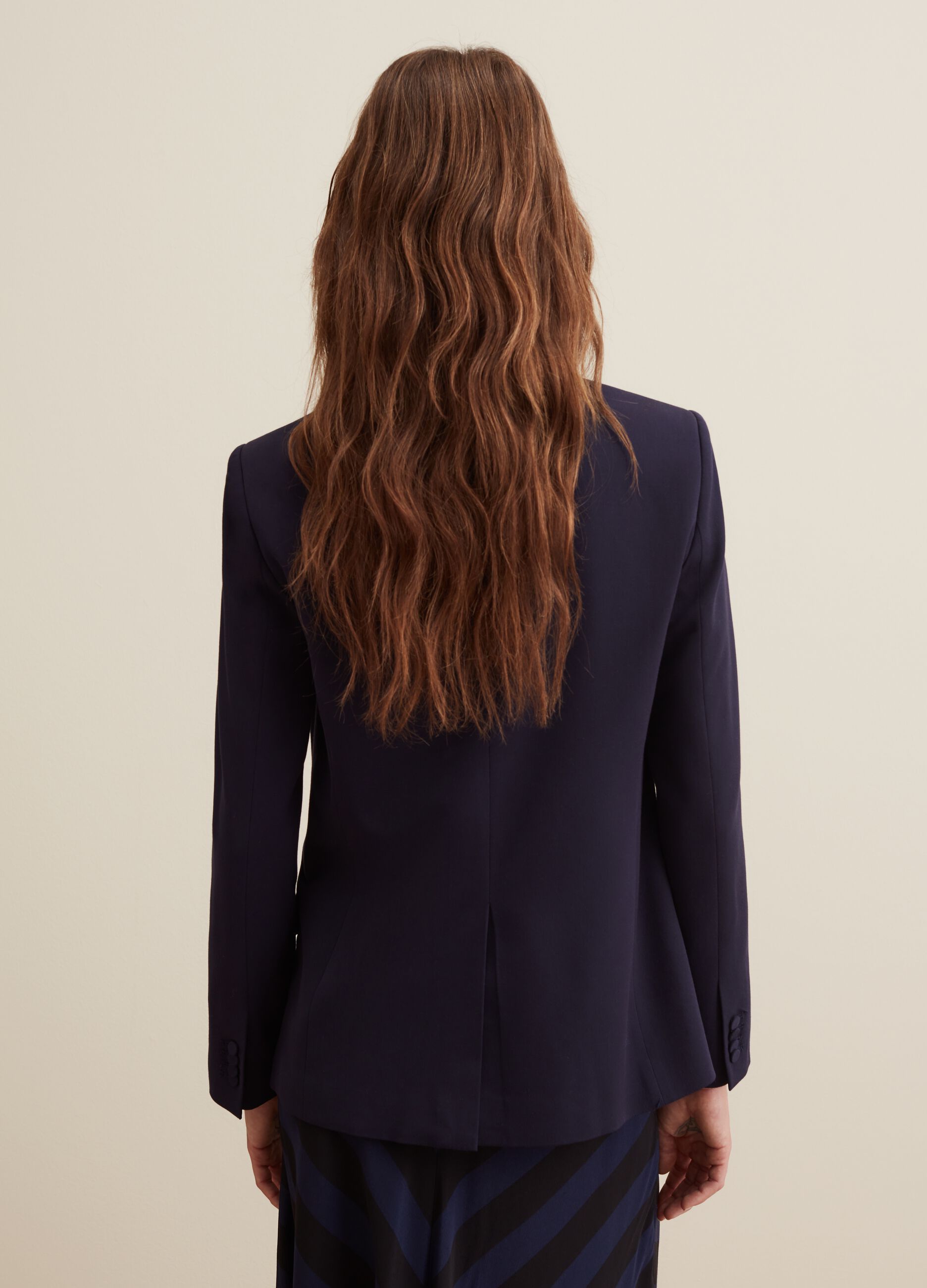 Blazer doppiopetto tinta unita_2
