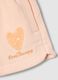 Shorts in misto cotone rosa da bambina regular fit con cuore_3