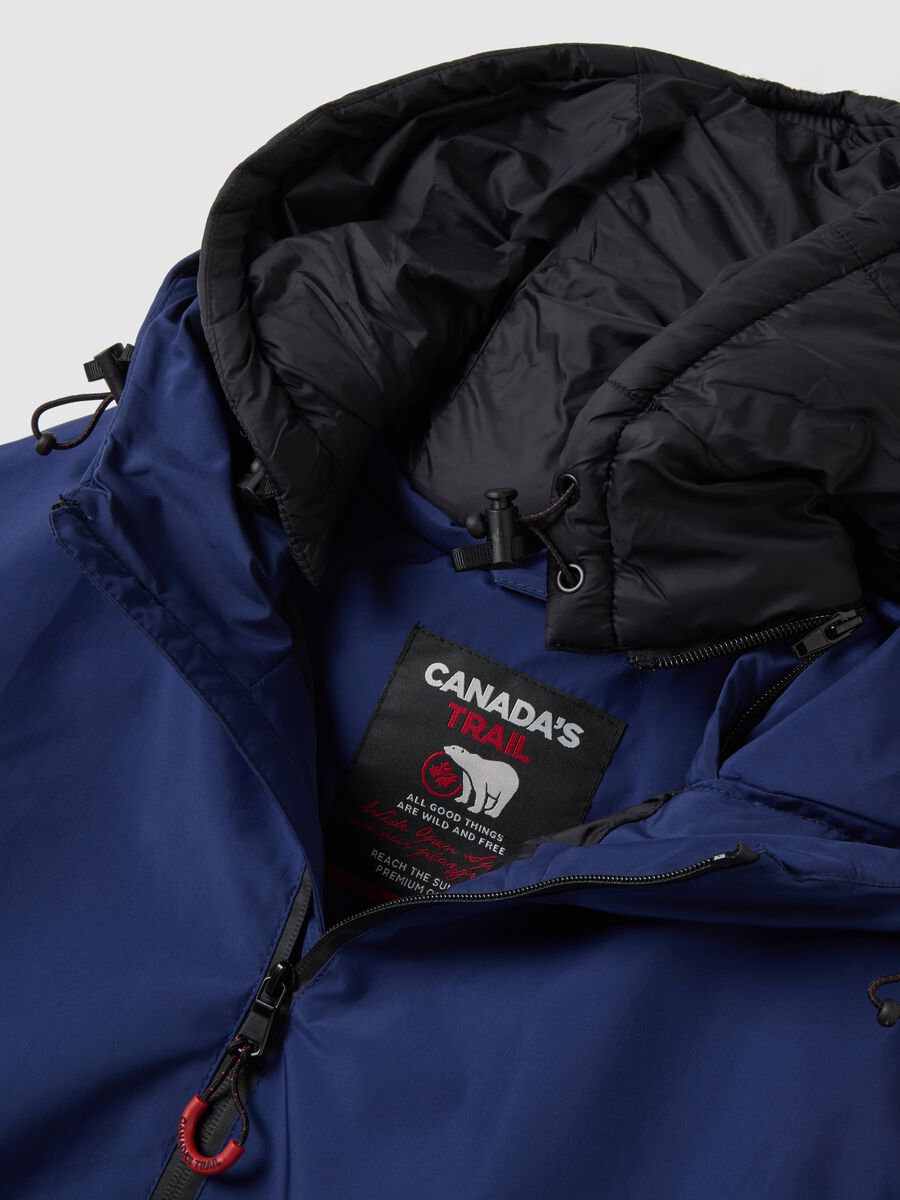 Heavy Blue Hooded Jacket_5