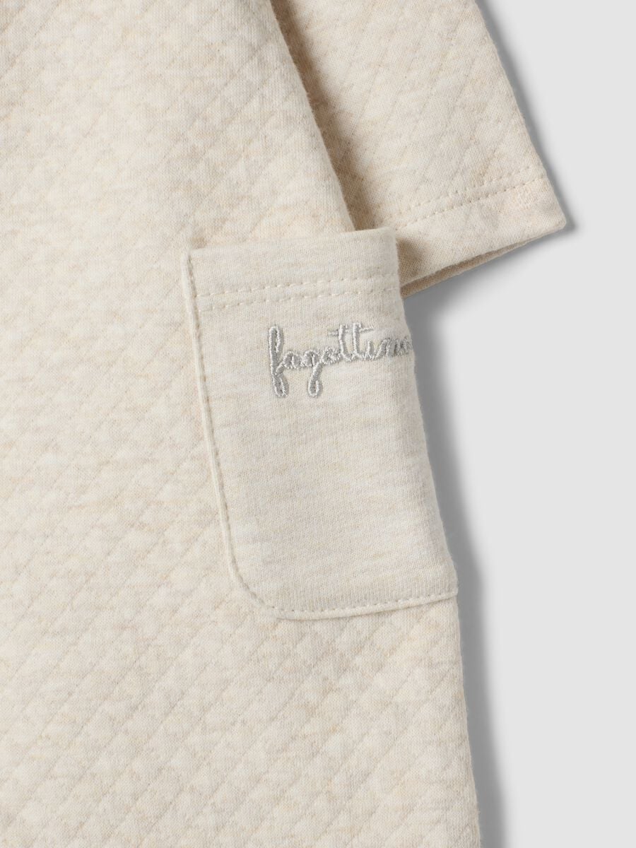 Tutina beige con cappuccio in misto cotone organico_3