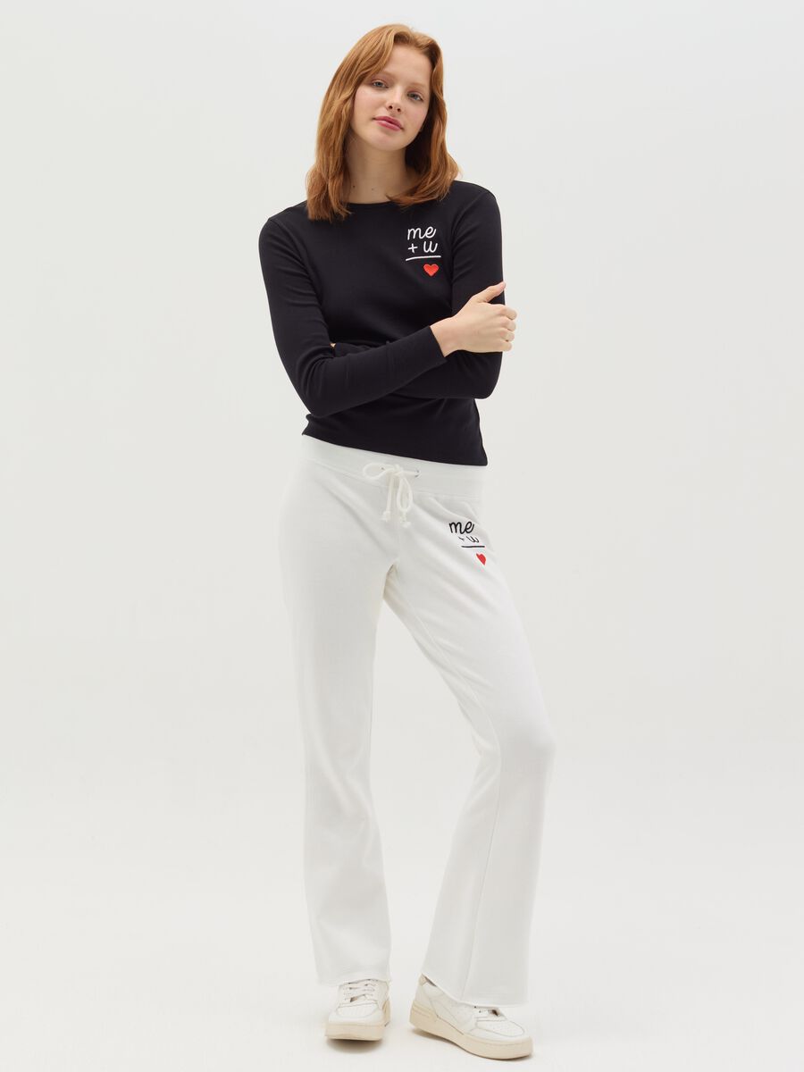 Cotton T-shirt with long sleeves_1