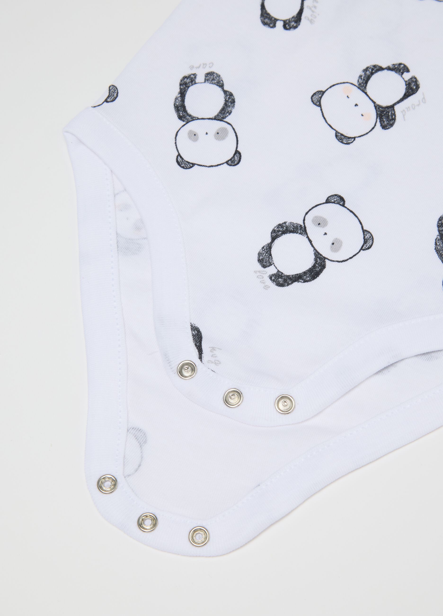 Multicolour pure cotton baby bodysuit tripack
