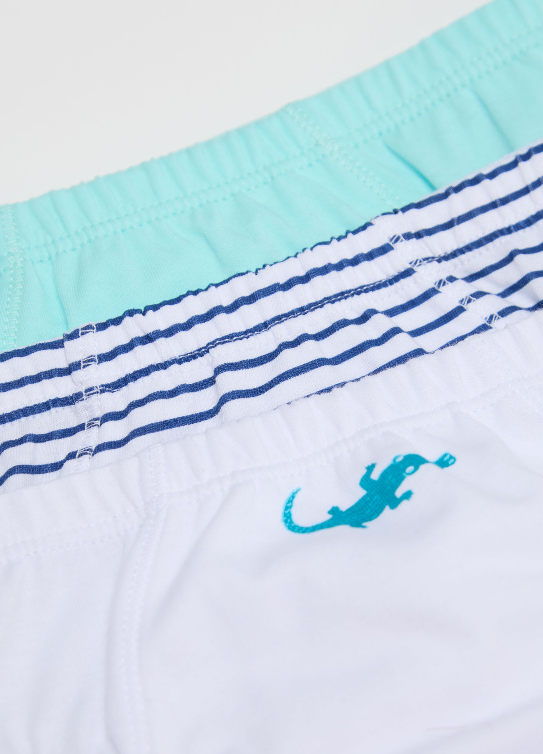 Slip da bambino in puro cotone multicolor regular fit