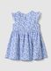 Girls' regular fit multi-colour cotton dress with flowers_1
