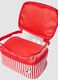 Multicolour striped beauty case with sturdy handles_2