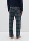Multicoloured Check Pure Cotton Pyjama Trousers_2