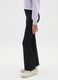 Girls' black regular fit stretch cotton trousers_2