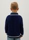 Children's blue pure cotton regular fit jumper_1