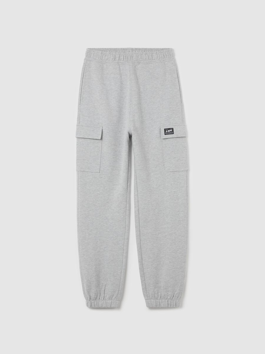 Cargo joggers with elasticated trims_4