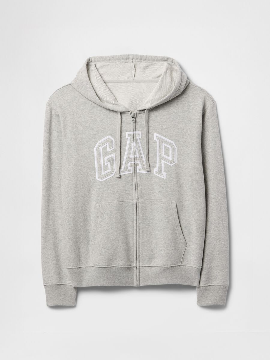 Grey hoodie with GAP logo_4