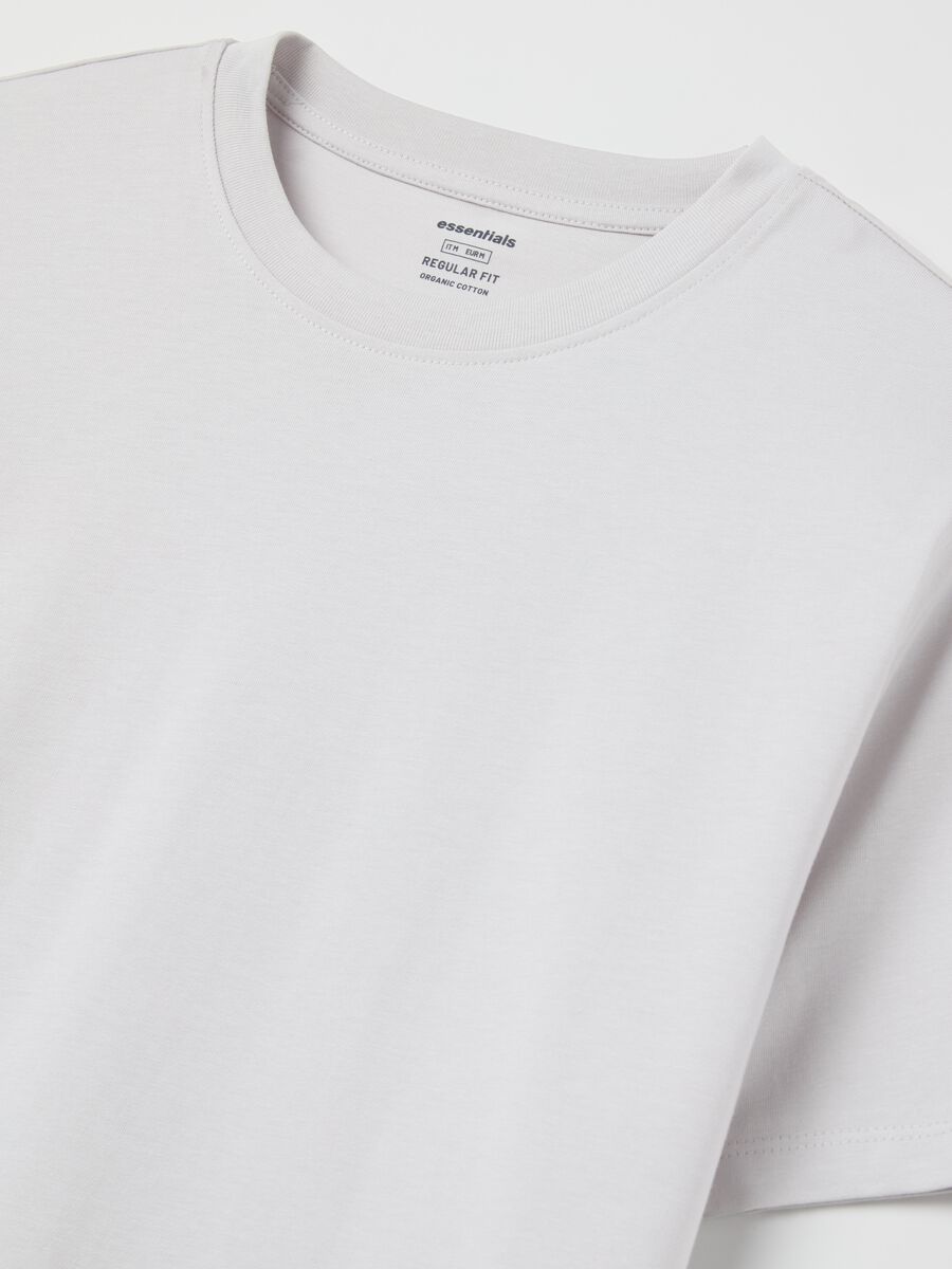 Organic cotton T-shirt with round neck_5
