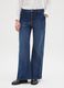Wide-leg blue denim trousers with regular fit_1