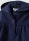 Blue organic cotton hooded sweatshirt for baby girl_2