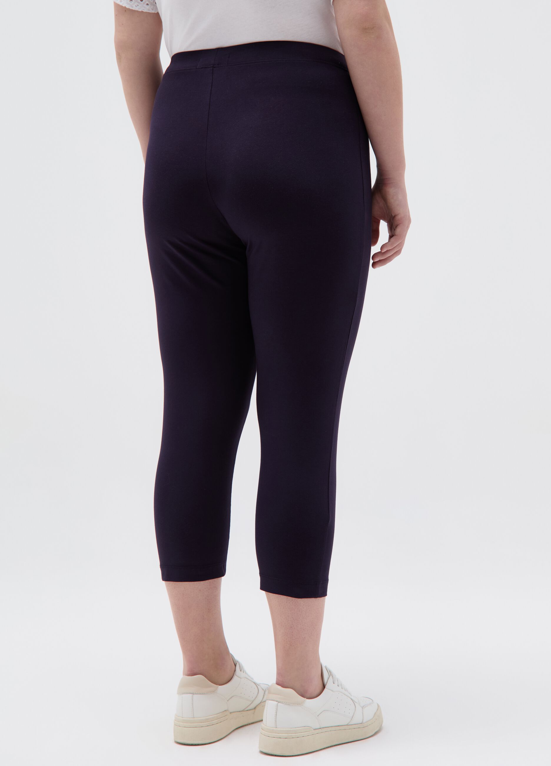 Essential Curvy crop stretch leggings